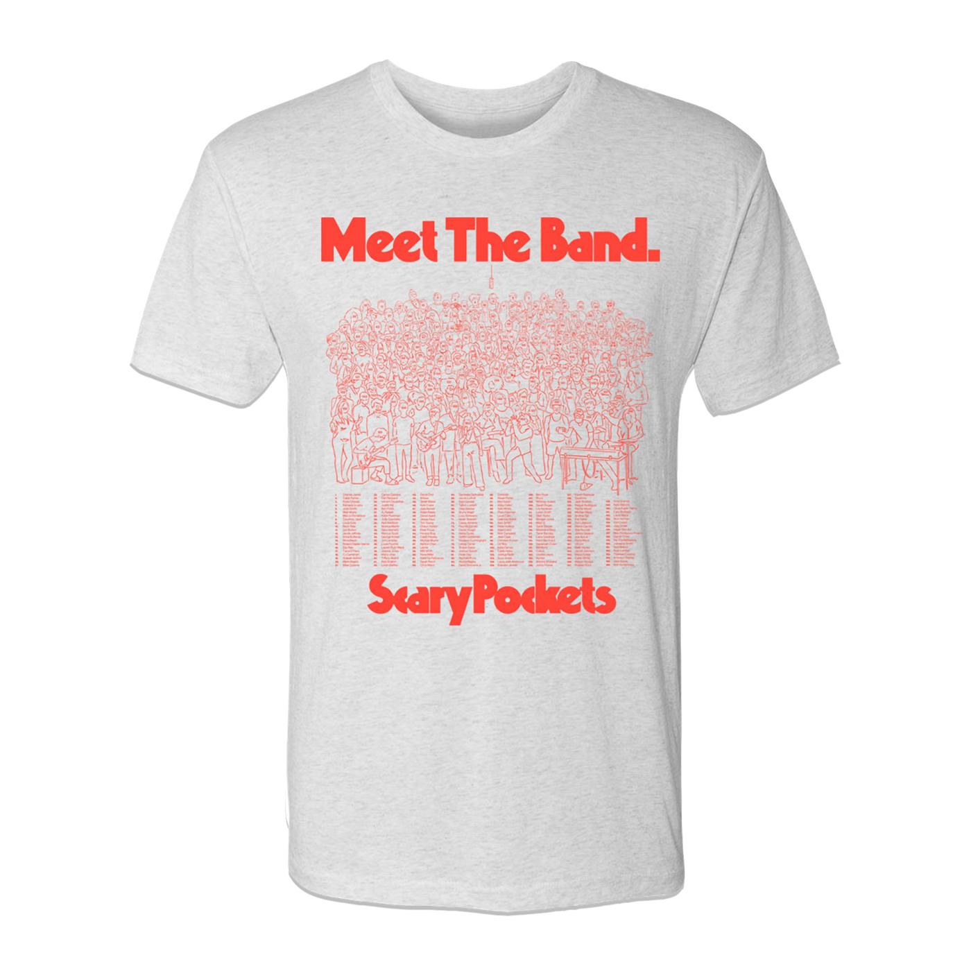Grey sales band tee